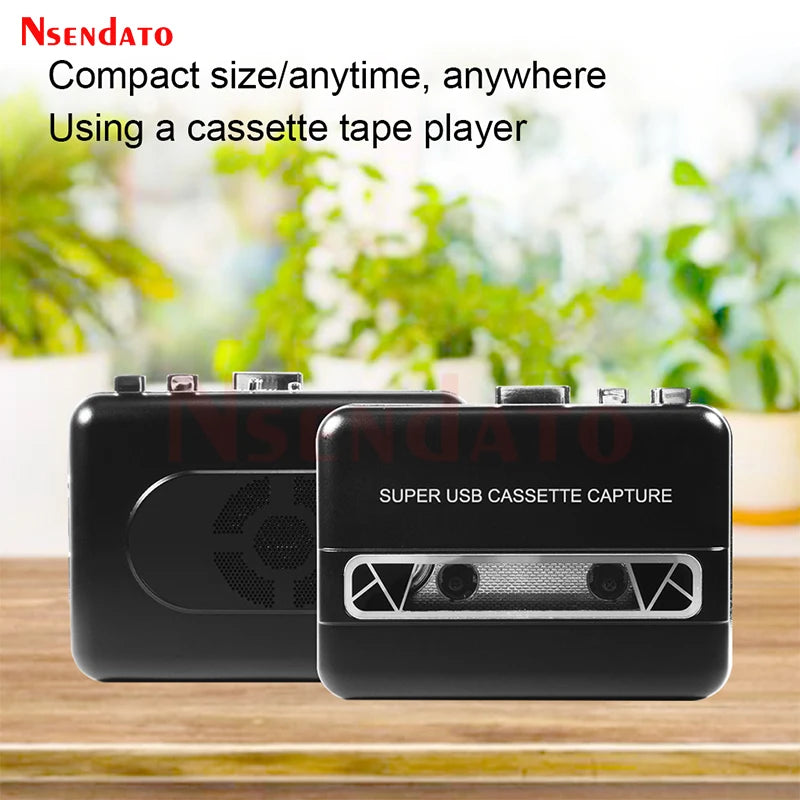 Leitor de Cassete USB e Dispositivo de Captura de Áudio