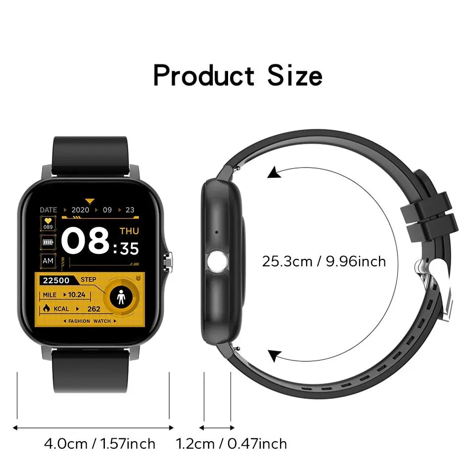 Nova pametna ura z 1,44-palčnim barvnim zaslonom na dotik, številčnica po meri, pametna ura Bluetooth Talking Modna pametna ura, moška in ženska