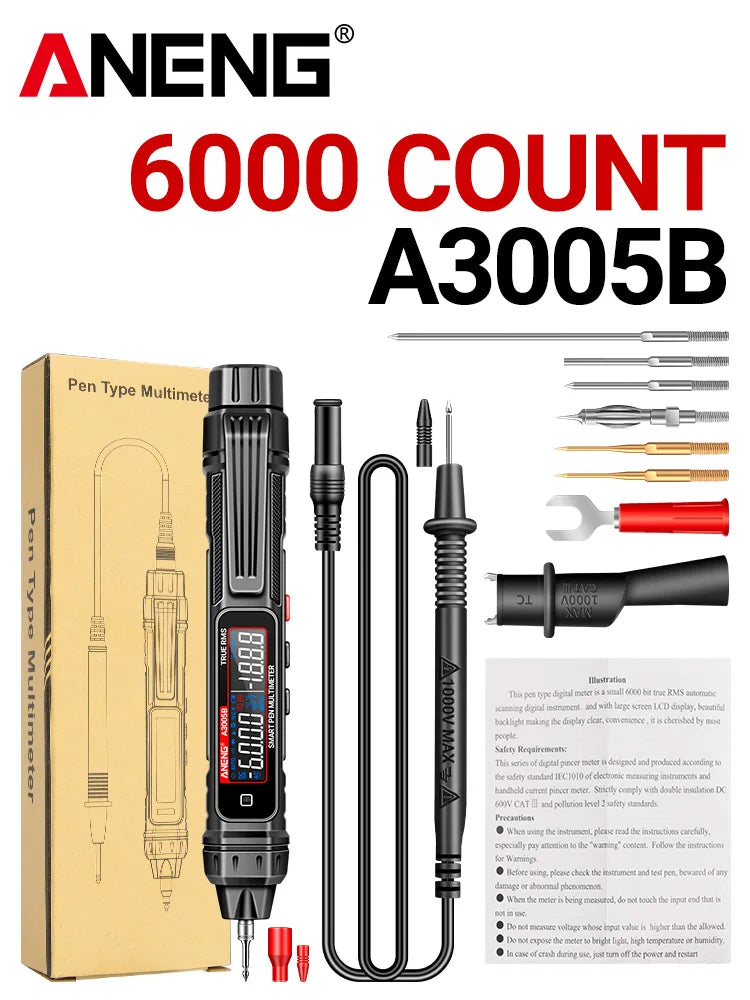 A3005B Pen-Style Digital Multimeter, Version Options
