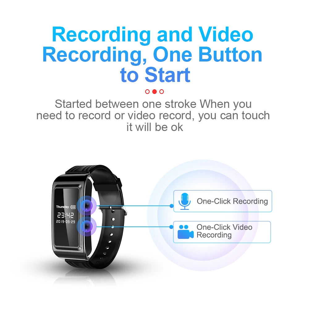 Mini Camera Watch Voice Video Recorder 1080P HD DV Professional Digital Bracelet Dictaphone Sound Small Micro For Home Secure Spy-shop.com