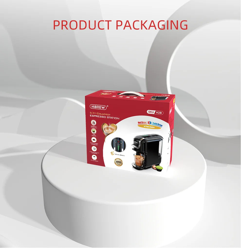 HiBREW Multiple Capsule Coffee Machine 5‑in‑1 Hot & Cold Brewing