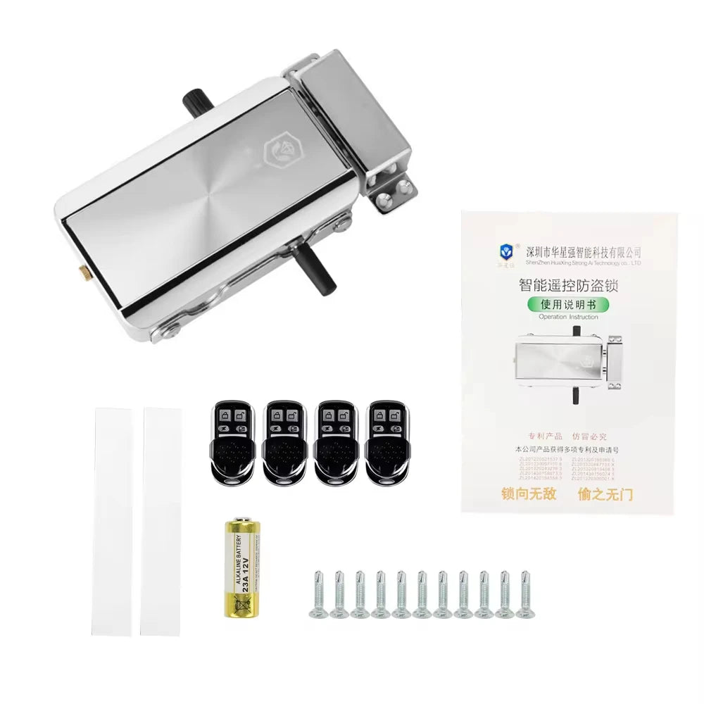 Tuya/TTlock Remote Control Door Lock Bluetooth Wireless Smart Lock Deadbolt Lock Electronic Keyless Invisible Lock