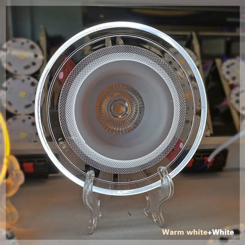 Recessed LED Downlight with Decorative Centre and Edge Light