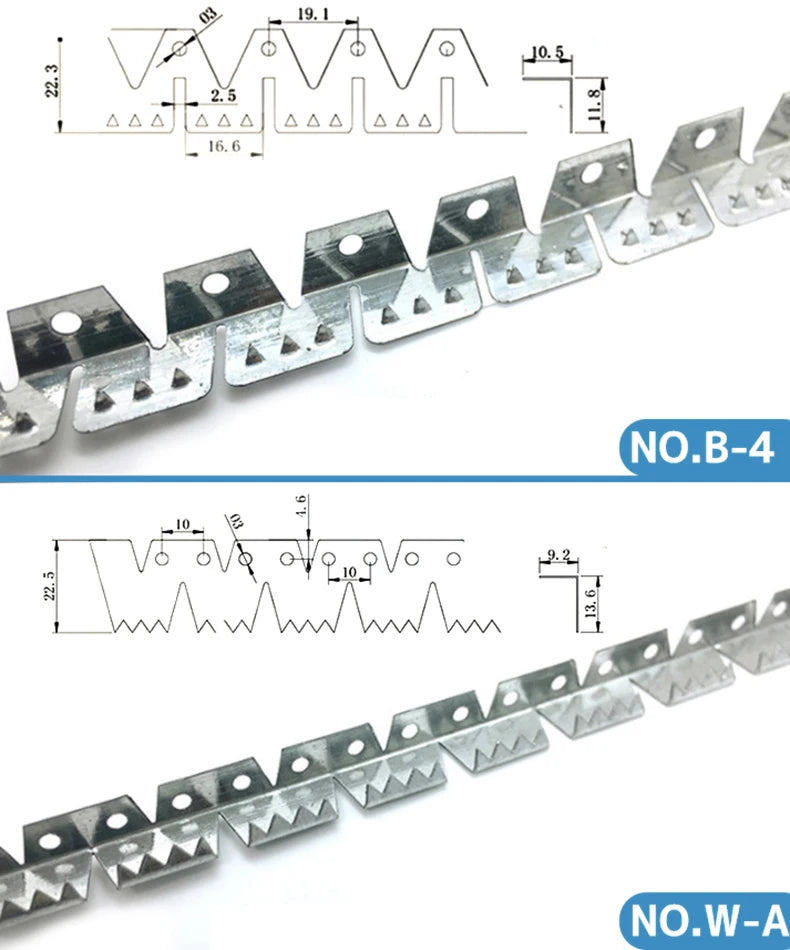 Flexible Metal Upholstery Tack Strip