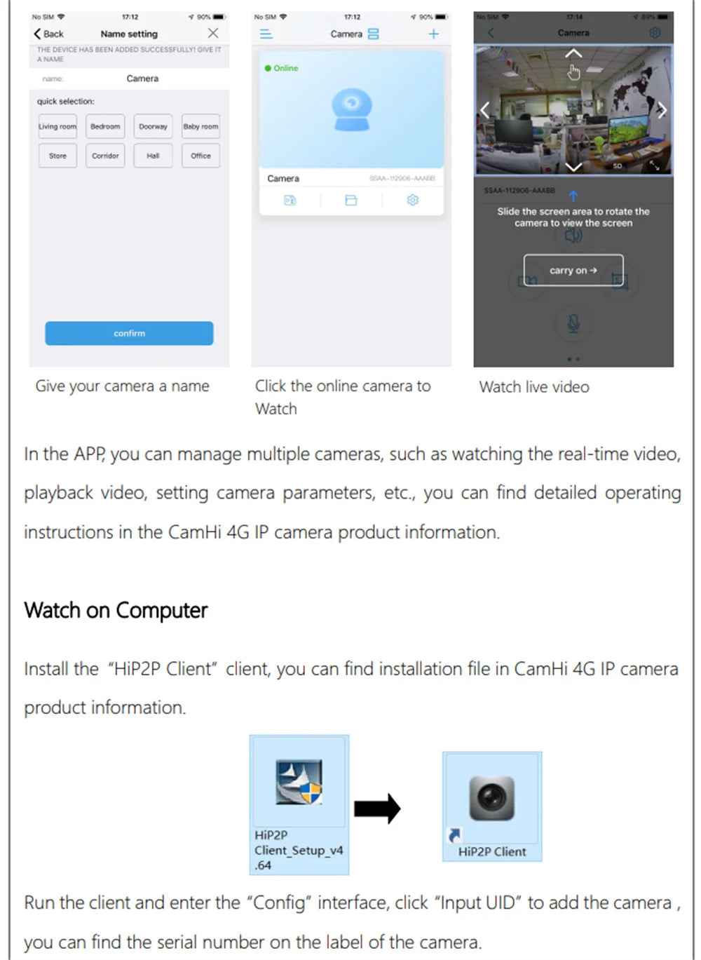 3G 4G 5MP IP Camera with SIM Connectivity and Night Vision