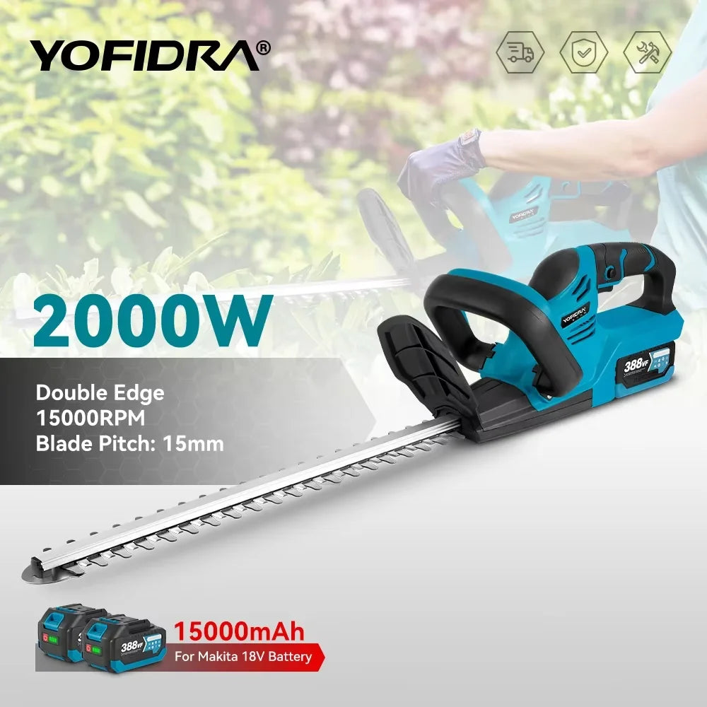 YOFIDRA 2000W Electric Hedge Trimmer