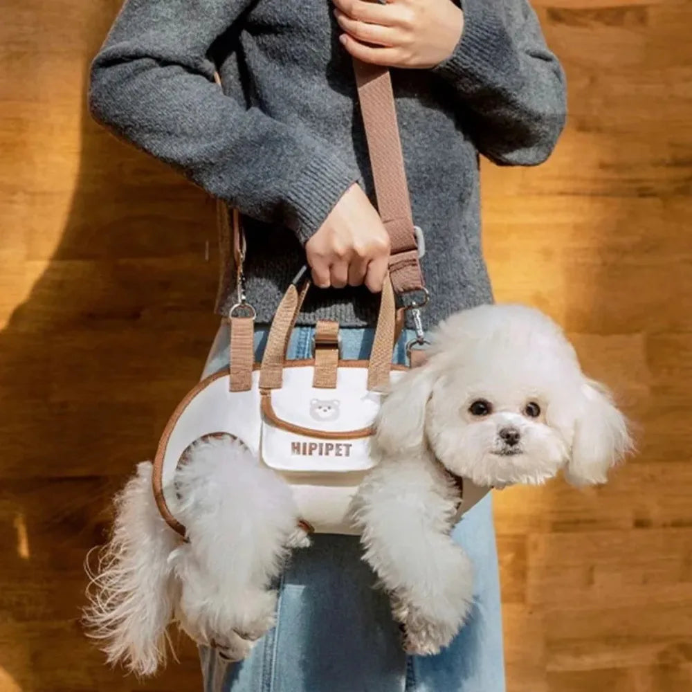 Pet Carrying Support Harness with Shoulder Strap