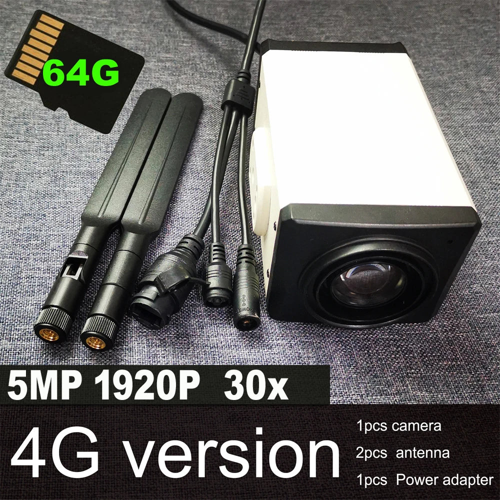 4K 8MP 36X Zoom Security Camera with 4G Connectivity