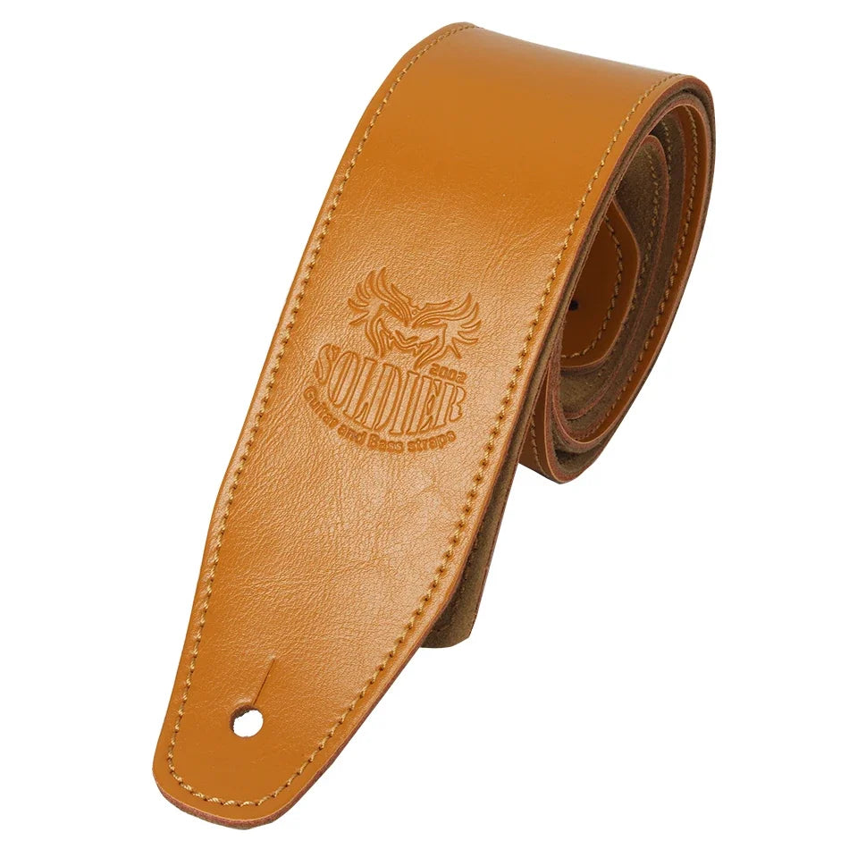 Gitarový popruh z lícovej štiepenky GL-014, 120–140 cm