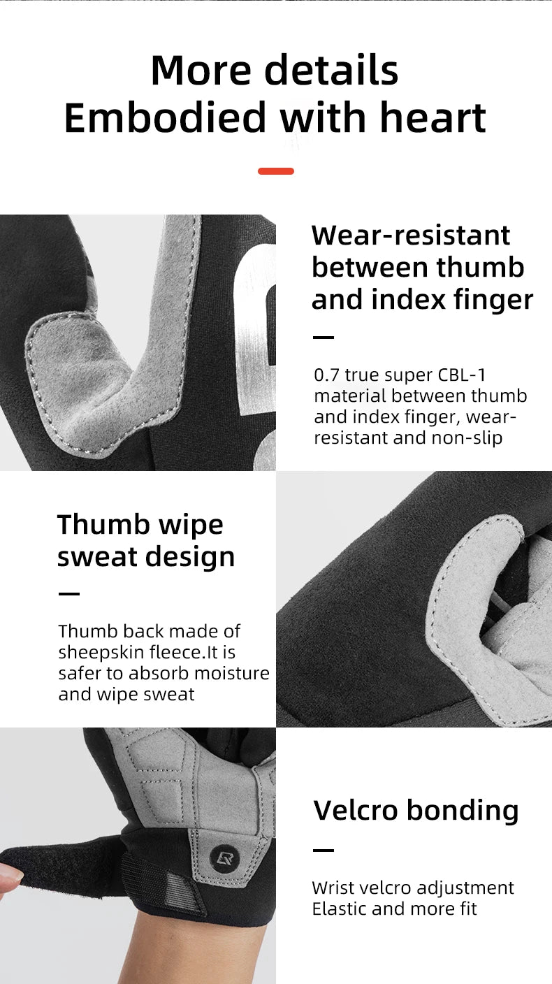 Thermal Cycling Gloves for Cold Weather Riding
