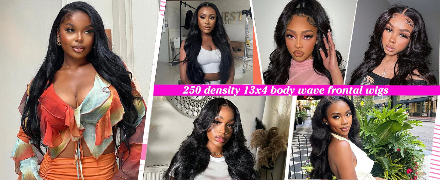 HD Lace Frontal Body Wave Wig for a Natural, Voluminous Look
