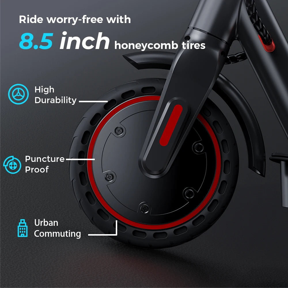 iScooter i9 Electric Scooter with 8.5 Inch Honeycomb Tires