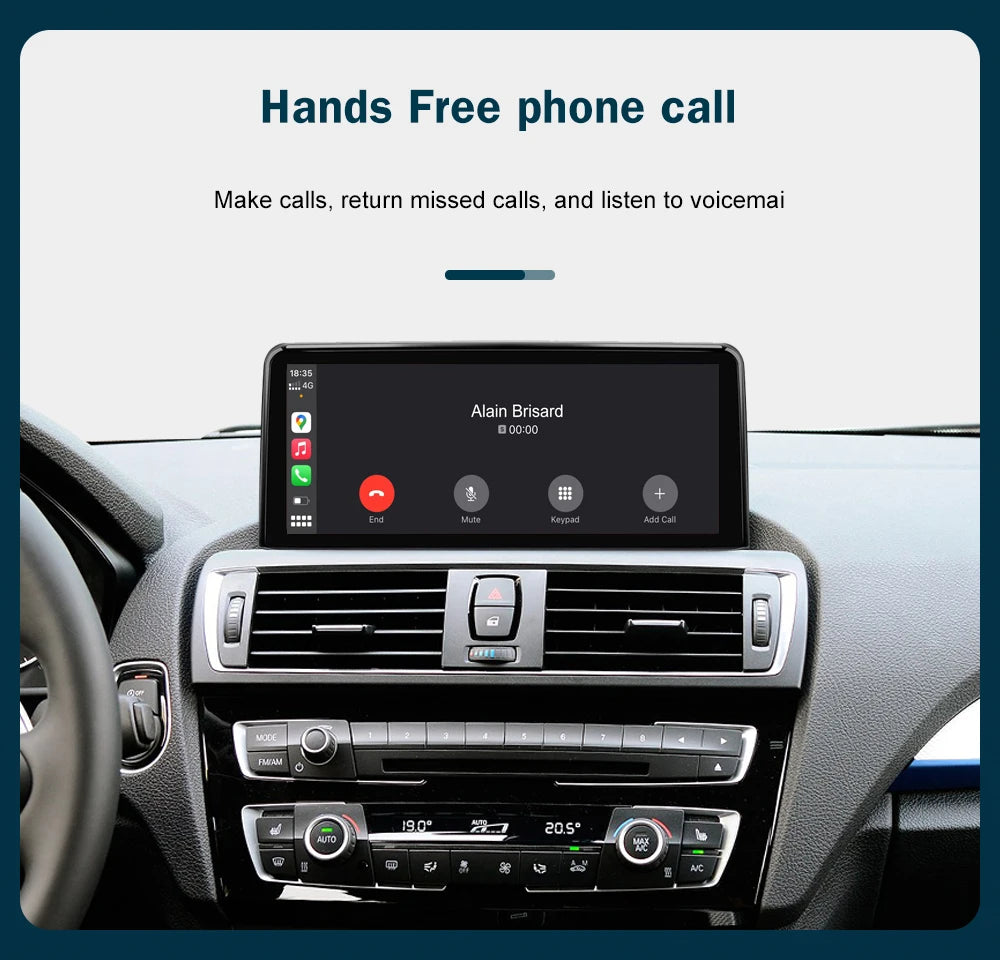 Wireless CarPlay Display for BMW 1–4 Series