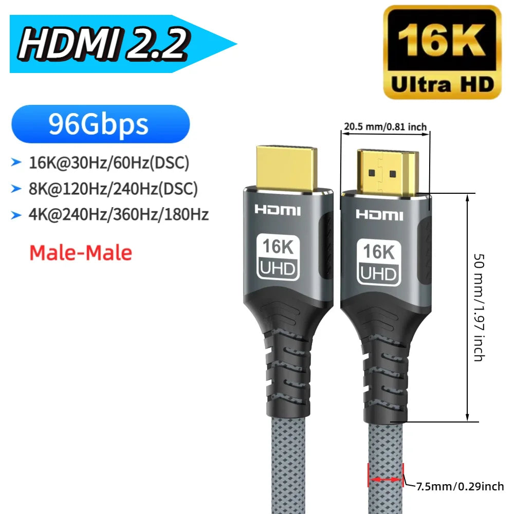 HDMI kabel - možnosti različice in dolžine