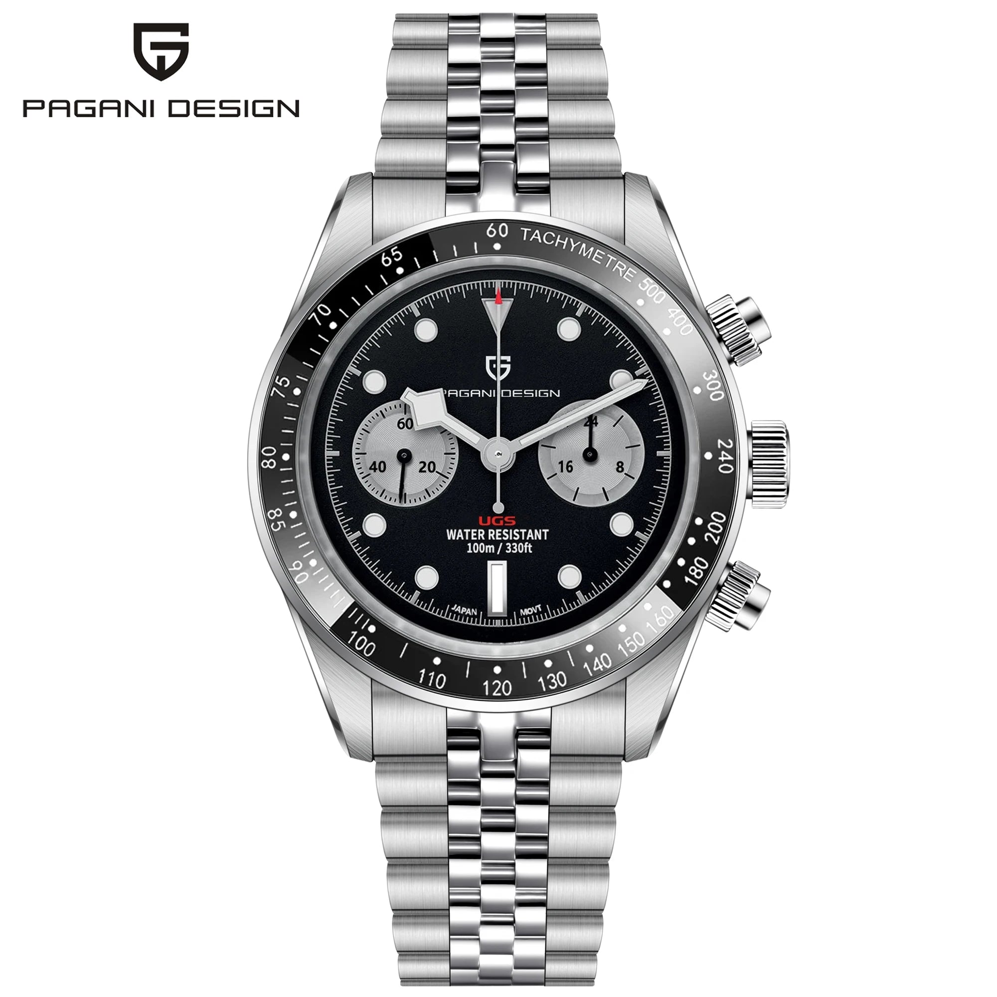 Pagani Design BB Panda Chronograph Men's Watch 100M Waterproof