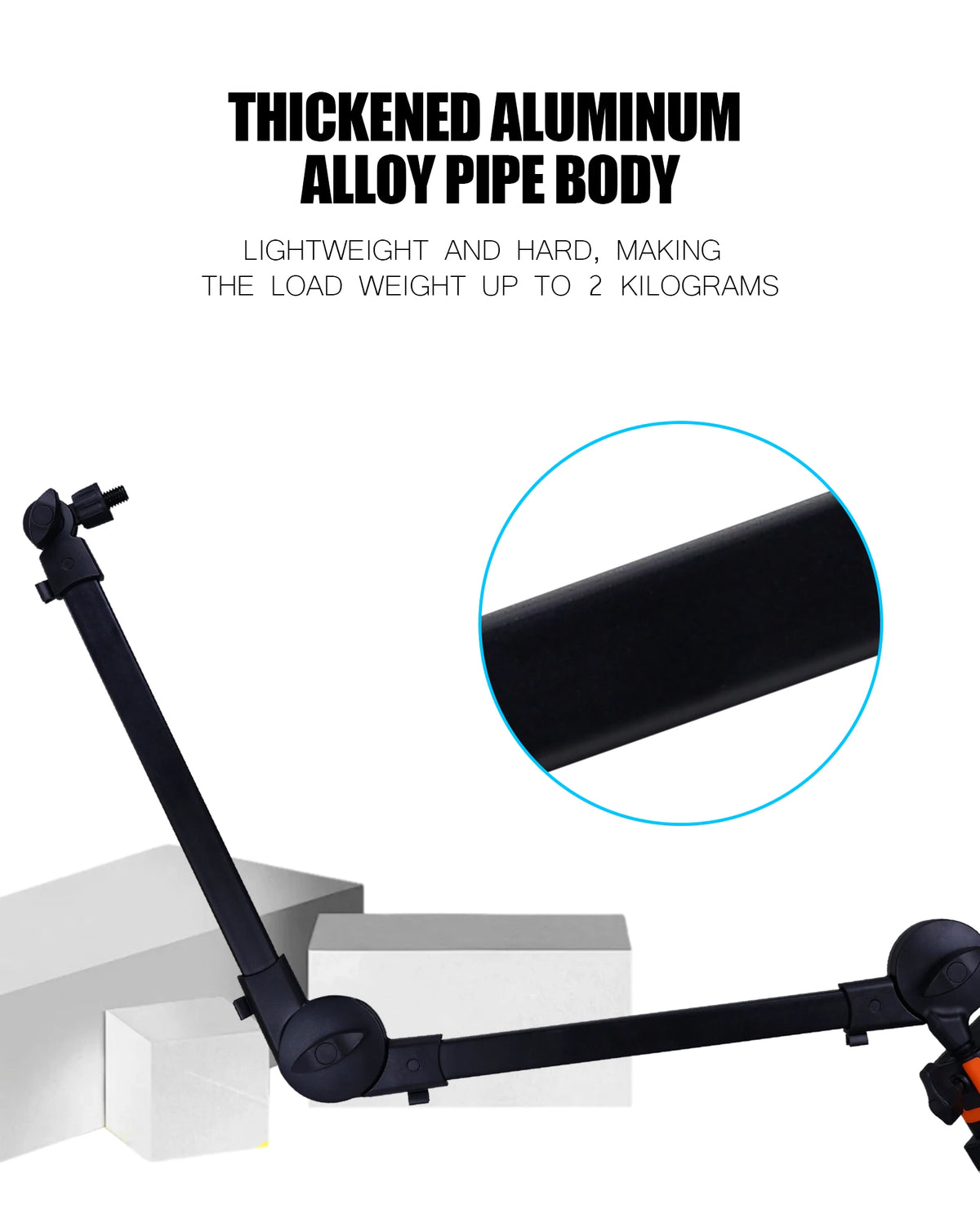 Microphone Support Spring-Free Microphone Cantilever Holder Foldable Stand Live Broadcast Stand Desktop Stand Long Arm Bracket