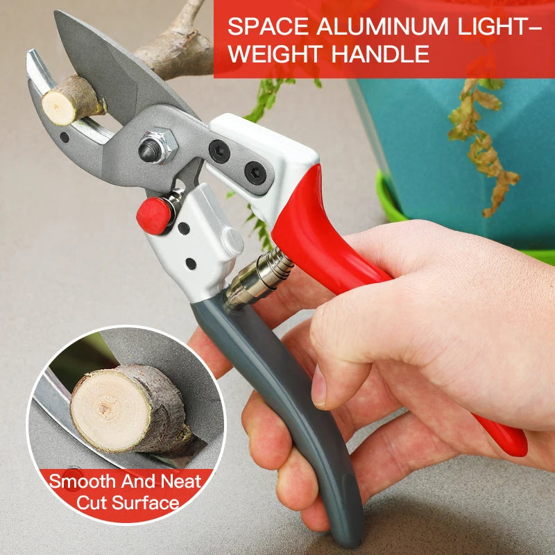 PTFE-Coated Bypass Garden Pruning Shears