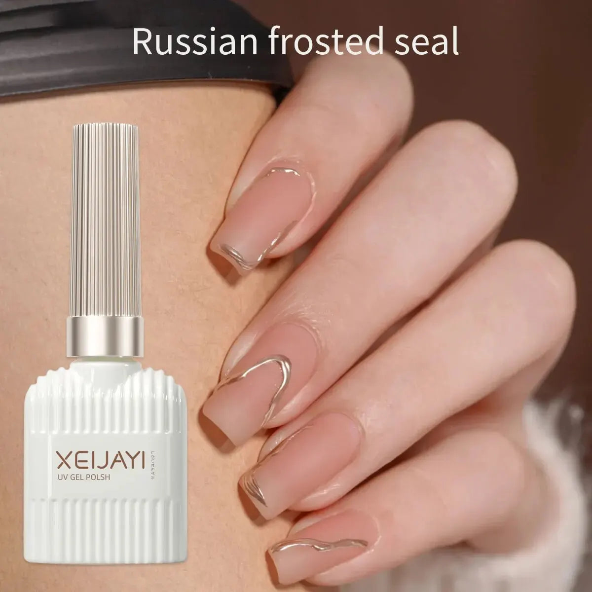 Gel de refuerzo para uñas con base y capa superior de larga duración