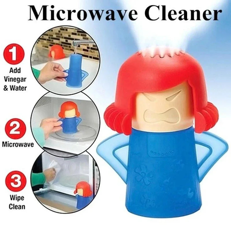 Microwave Steam Cleaner for Softening Dried-On Food Splashes