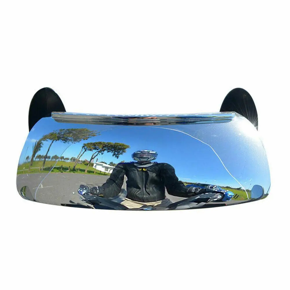 Motorcycle front gear wind wide-angle rearview mirror large field of view blind spot 180 degree reflective reversing mirror 