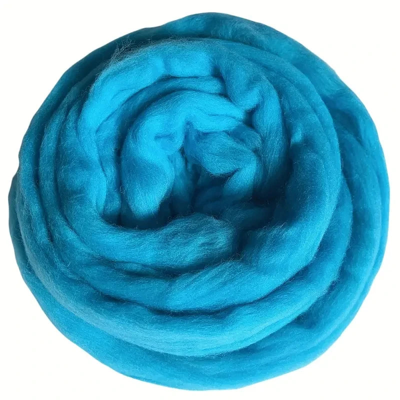 Wool Roving for Felting and Spinning, 100 g