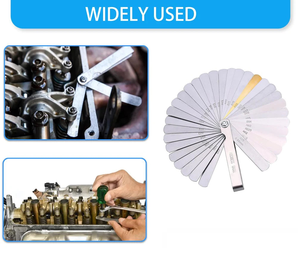 32-Blade Folding Feeler Gauge
