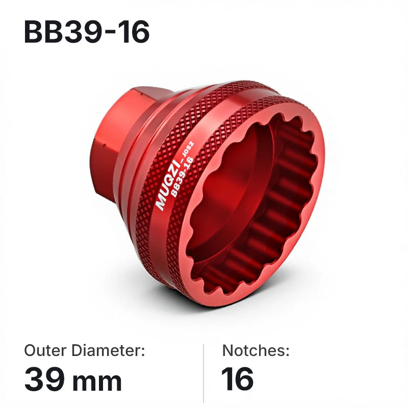MUQZI-værktøj til afmontering og montering af krankboks