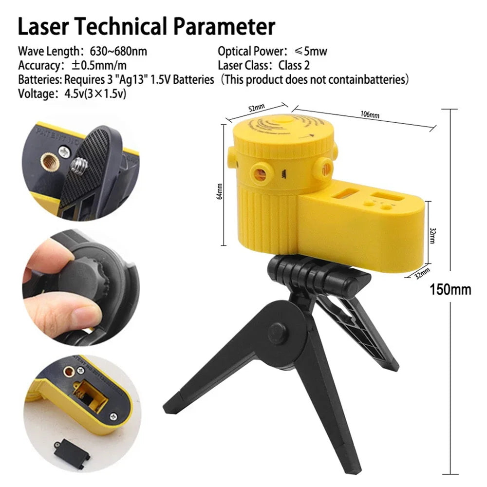 Indoor Red Laser Level with Tripod