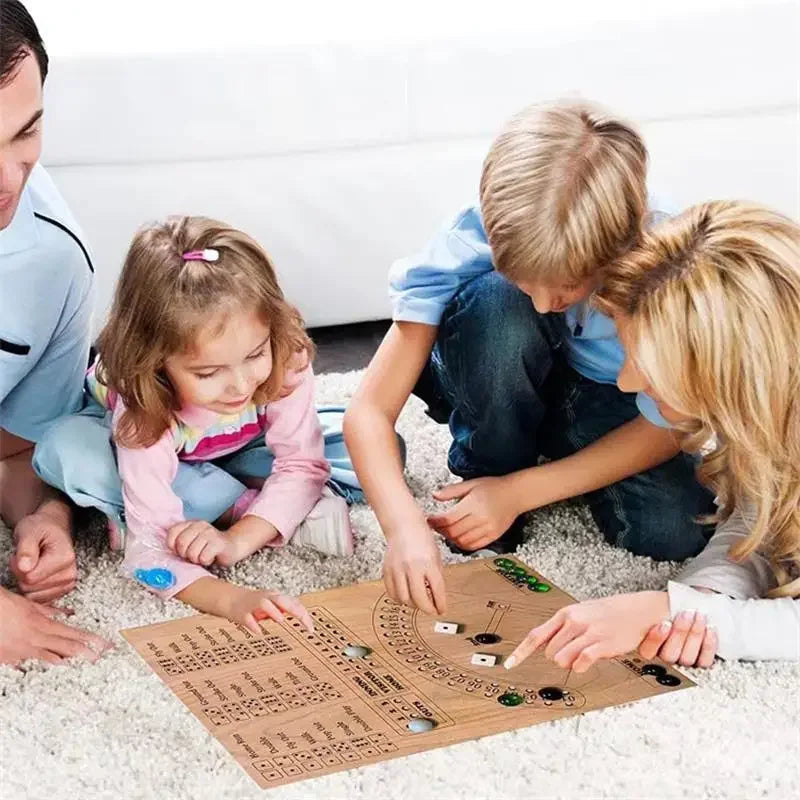 Wooden Baseball Dice Board Game - Set Options