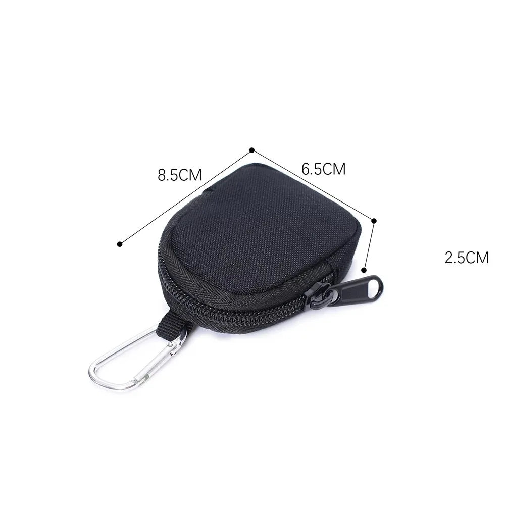 Compacte taille-tas voor sleutels en munten