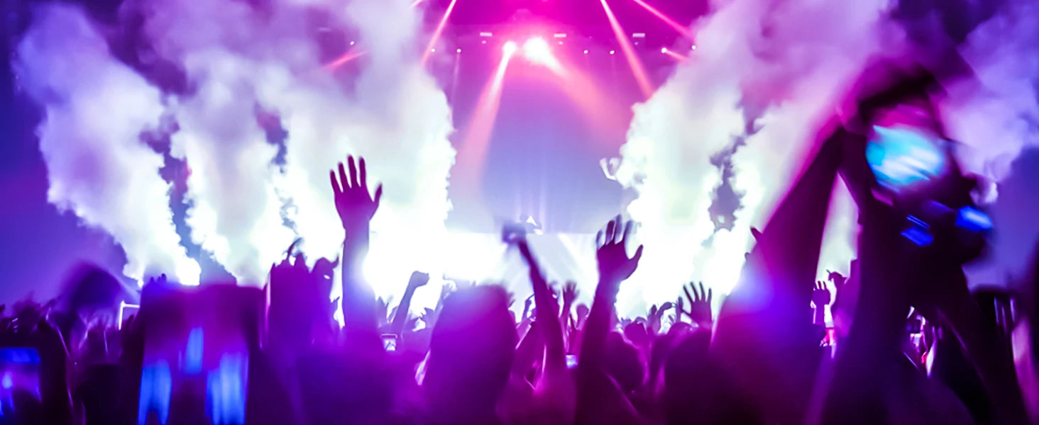 U'King 1200W Fog Machine with 6 LED Stage Effects