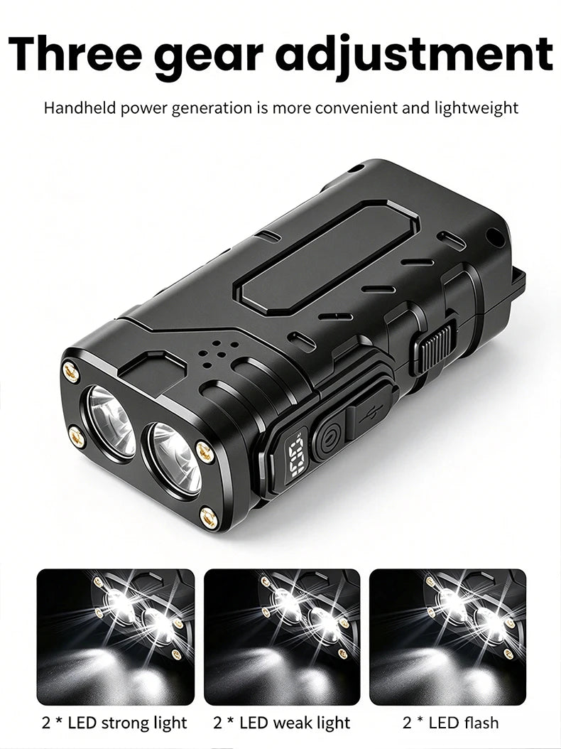 led flashlight strong light super bright long battery life outdoor multifunctional work light small portable flashlight