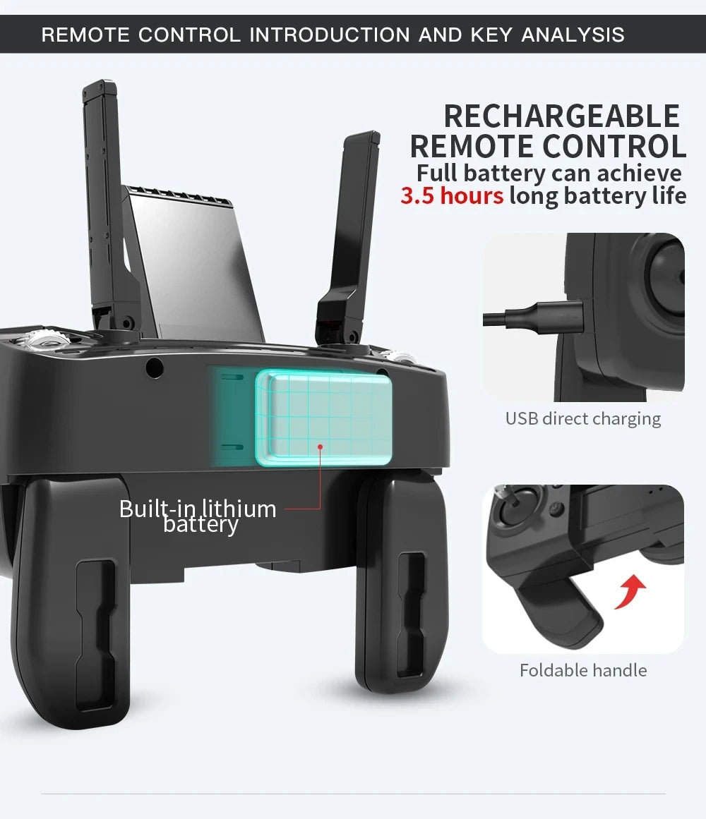 L900 Pro MAX GPS Drone 4K Professional HD Dual Camera 5G Wifi 360° Obstacle Avoidance Brushless Foldable Quadcopter RC Drone Toy 