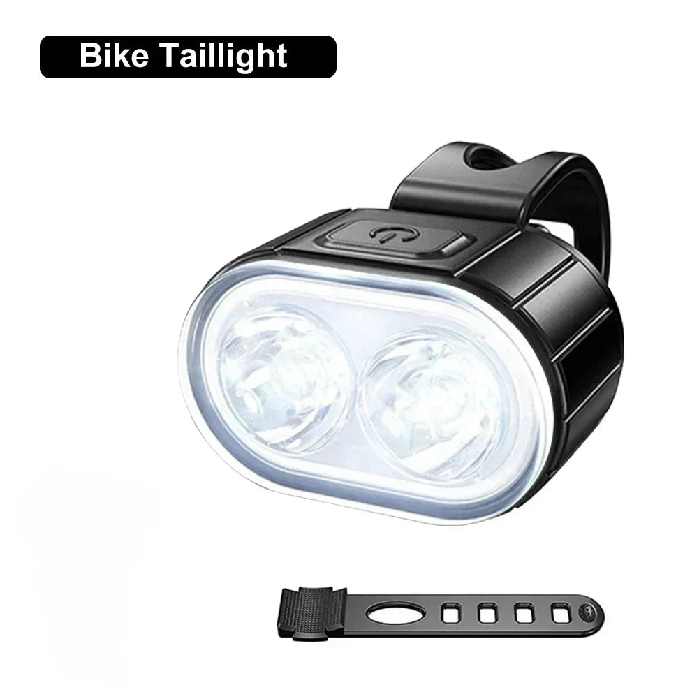 USB Rechargeable Front and Rear Bicycle Lights