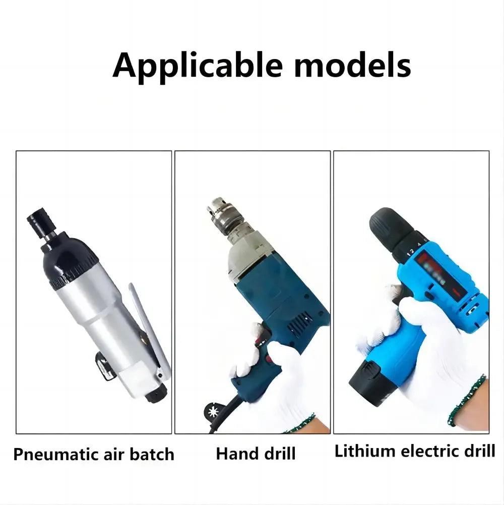 6-13mm Impact Socket Set Magnetic Nut Screwdriver 48mm Drill Bit Set 1/4” Hex Socket Adapter Bolt Drivers Socket Kit Hand Tools 