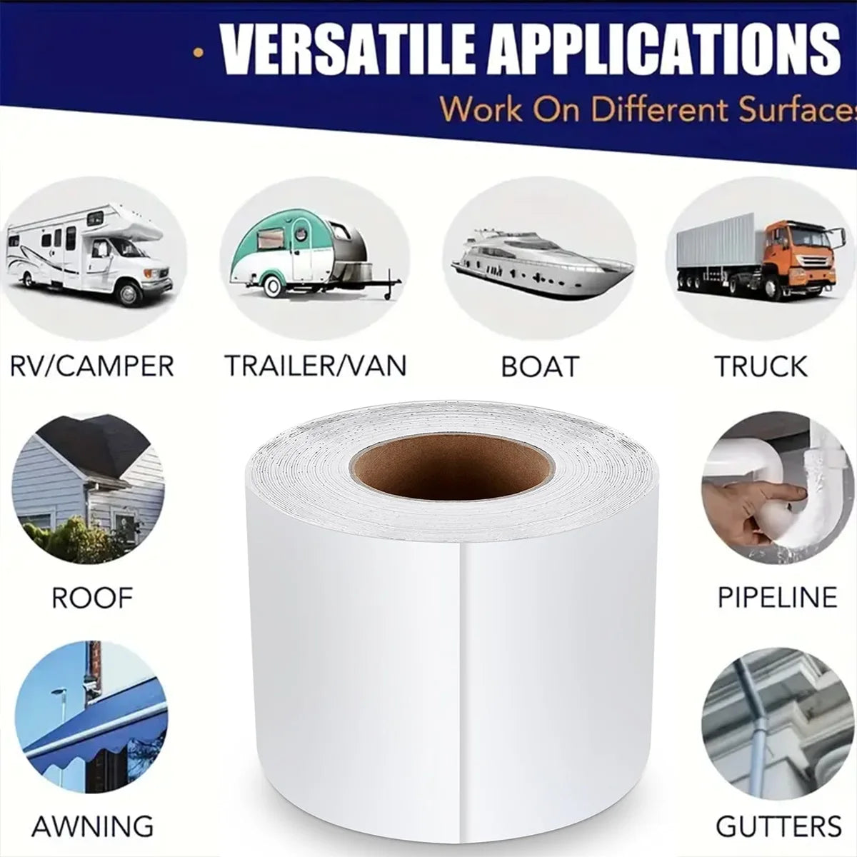 Waterproof RV Roof Repair Tape