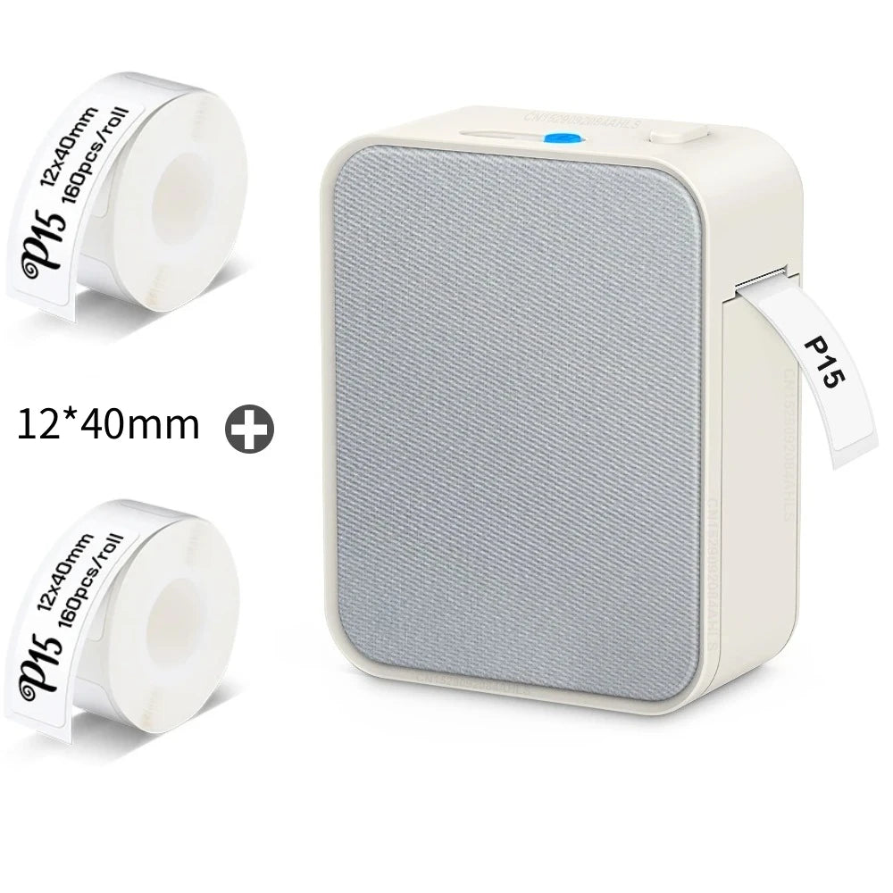 P15 Portable Thermal Label Printer, Package Options