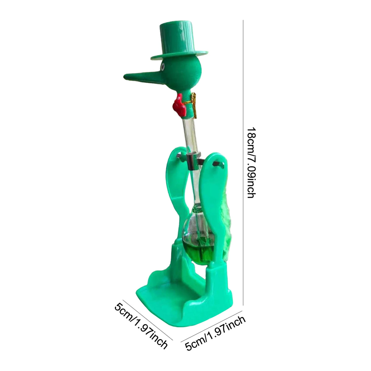 Στολίδι γραφείου Bobbing Glass Drinking Bird