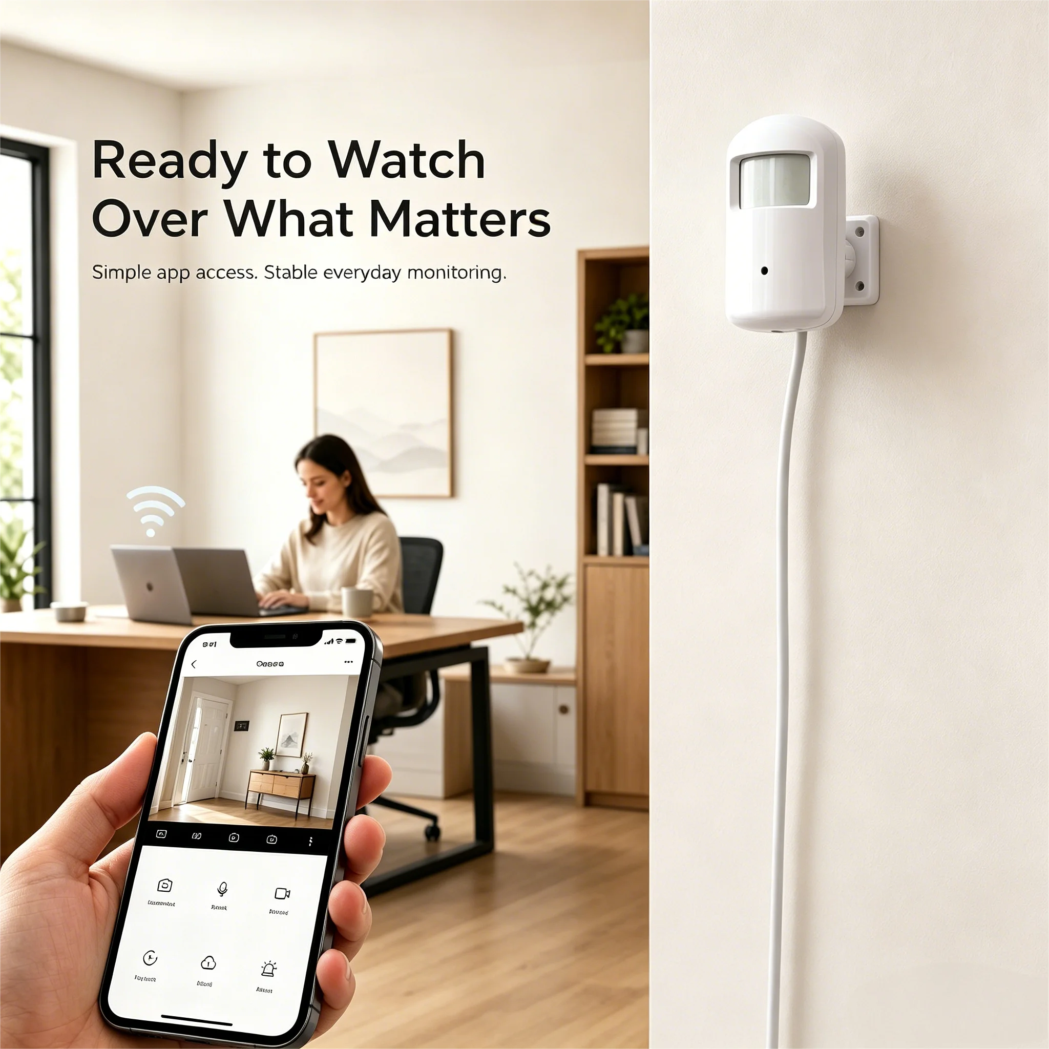Tuya POE Mini WiFi Security Camera, 2MP/4MP, 2-Way Audio