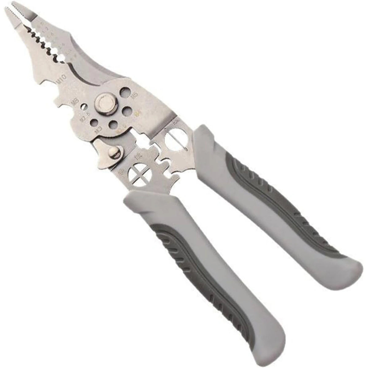 Multifunction Wire Stripping and Crimping Pliers
