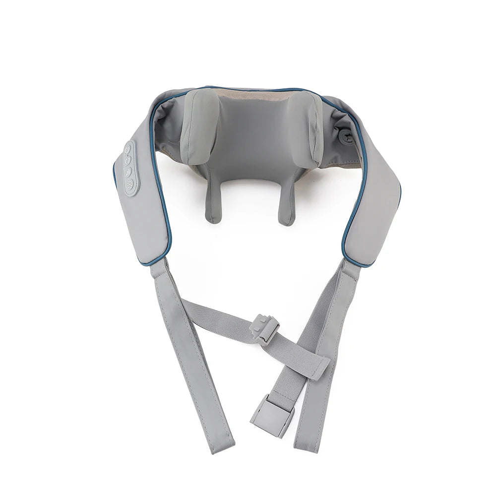 Foreverlily 26W Brushless Motor Neck And Shoulder Massager Wireless Shoulder And Back Kneading Massage Shawl Neck masajeador 