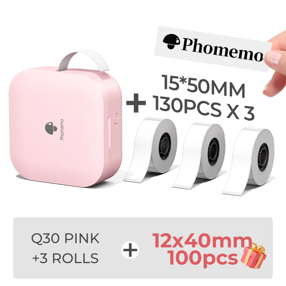Q30 Thermal Label Printer, Pictured Packages