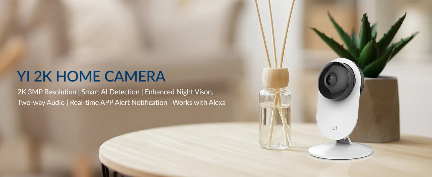 YI Pro Home 2K Wifi Surveillance Camera 3MP IP CCTV Smart Home