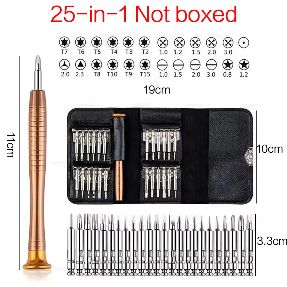 Precision Screwdriver Set, Laptop Tool Kit, 152/25 in 1 Professional Computer Screwdriver Repair Kit T5 T6 Torx Screwdriver 