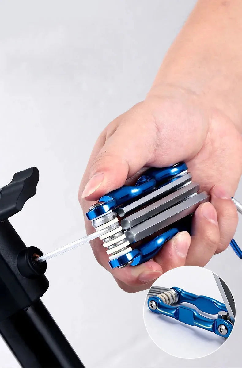 Portable Folding Hex Wrench Allen Set Metal Metric System Torx Hexagonal Spanner Screwdriver Hex Key High Quality Hand Tool 