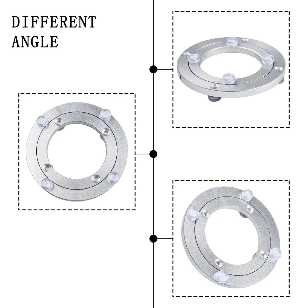Drehringlager aus Aluminium für ein Drehplateau