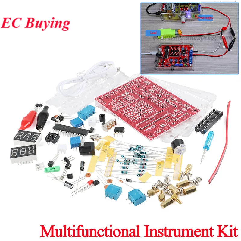DIY sada multifunkčního měřiče a generátoru signálu PWM