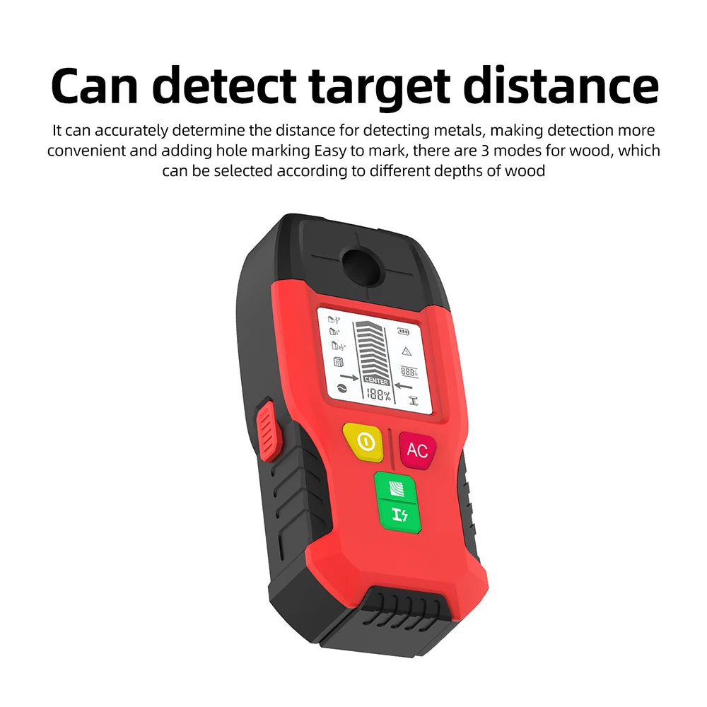 HW-100 Wall Scanner for Studs, Metal and AC Cables