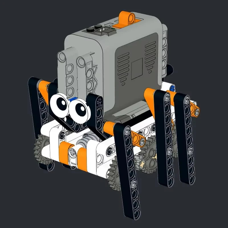 Model de bloc de construcție de robot cu șase picioare