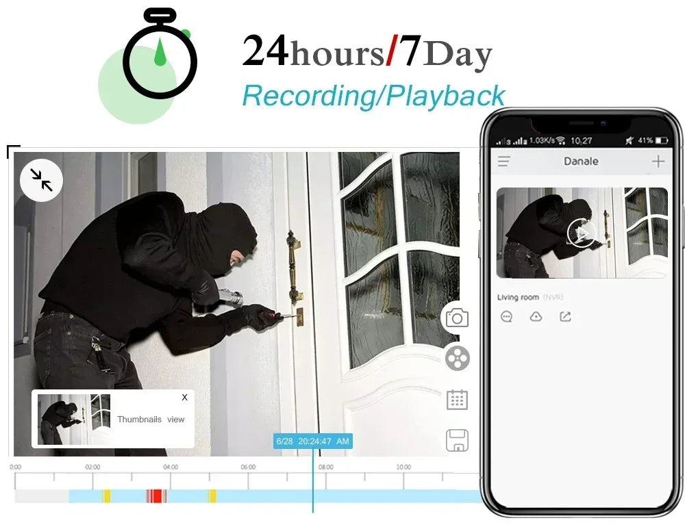 4K 8MP PTZ kopulová kamera s 12X zoomem a PoE